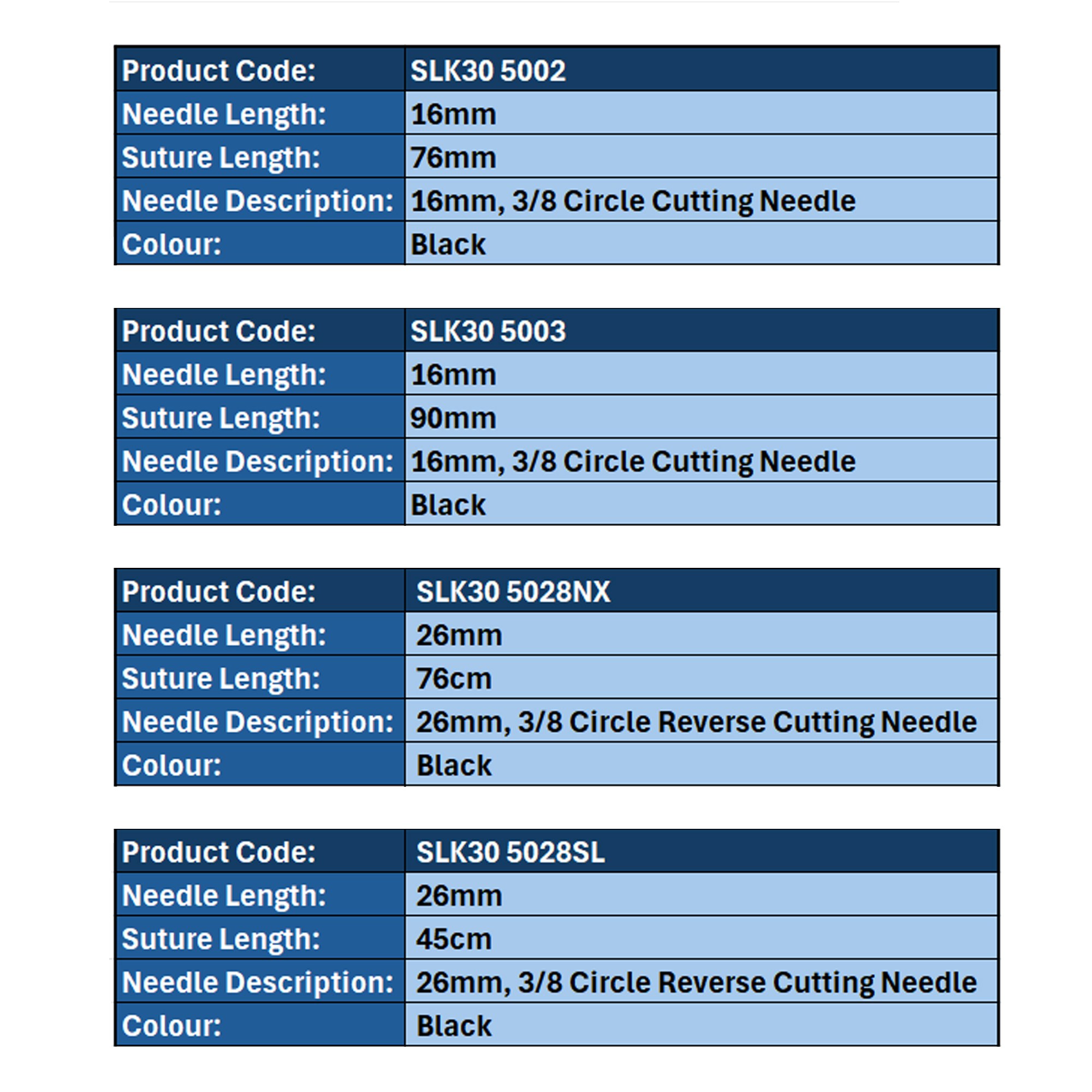 Meril Filasilk #3-0 Black Braided Silk Suture