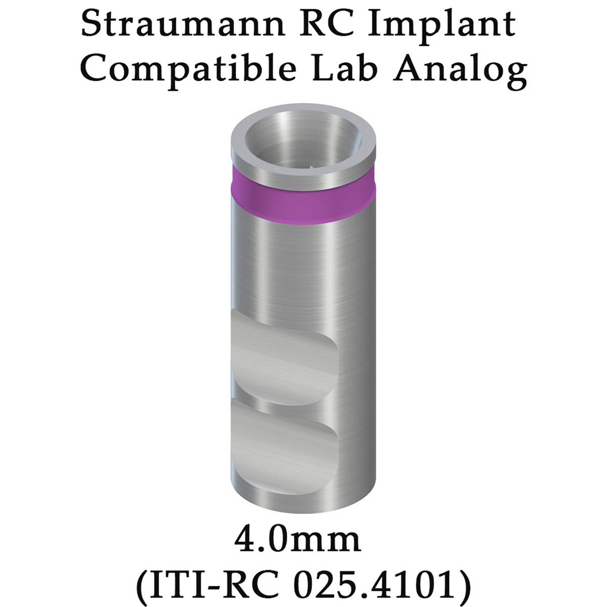 Dentaltech Straumann RC Implant Compatible Lab Analog ∅4.0mm (ITI-RC 025.4101)