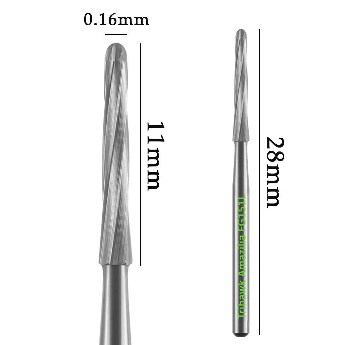 TriHawk Surgical FG Airotor Burs