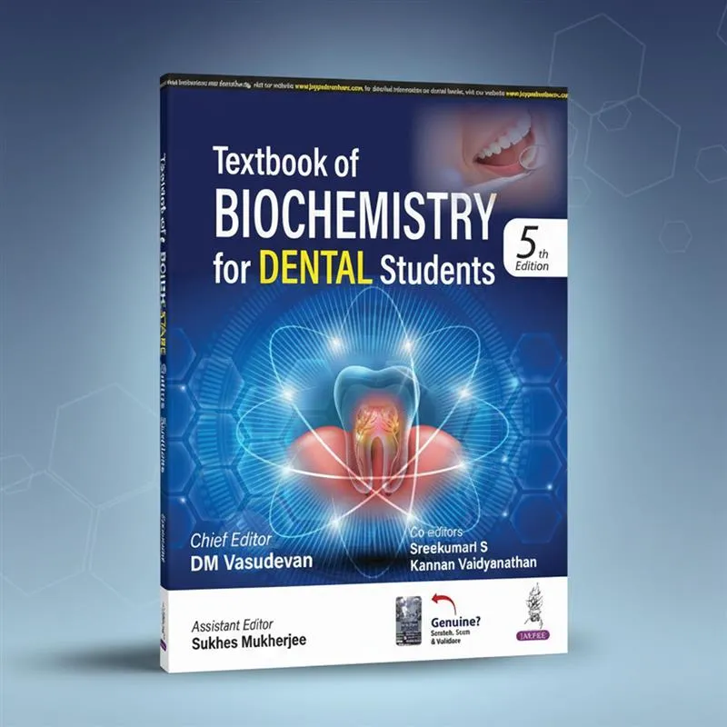 Jaypee Medical Textbook of Biochemistry for Dental Students 5th Edition | DM Vasudevan (ISBN - 968424)