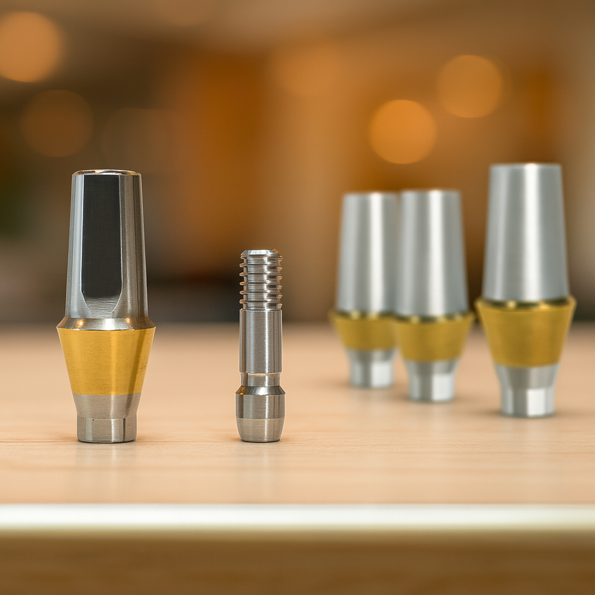 Dentaltech Korean Implant Compatible Straight Abutments - Regular