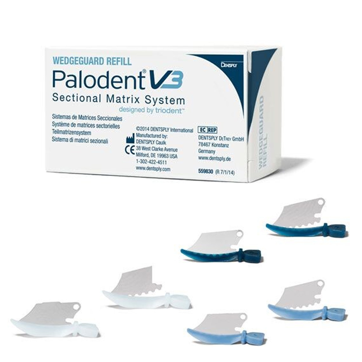 Dentsply Palodent V3 Wedge Guards Refills (Pack Of 50)