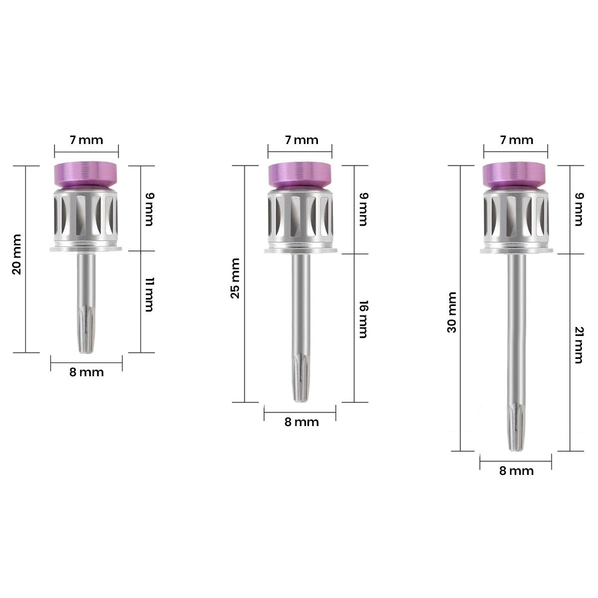 Dentaltech Nobel Implant Compatible Hex Driver