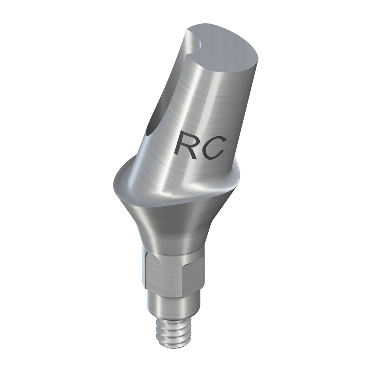 Dentaltech Straumann RC Implant Compatible 15°  Angular Abutment ∅4.0mm X G/H2mm (ITI-RC 022.4552)