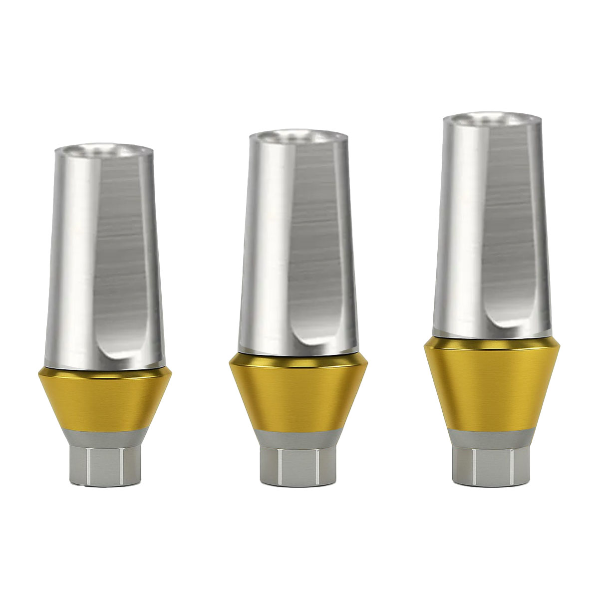 WholeDent Mini Straight Abutment With Shoulder – Titanium, Osstem TS Compatible (Dental)