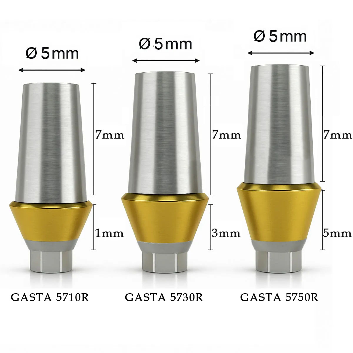 Dentaltech Korean Implant Compatible Straight Abutments - Regular