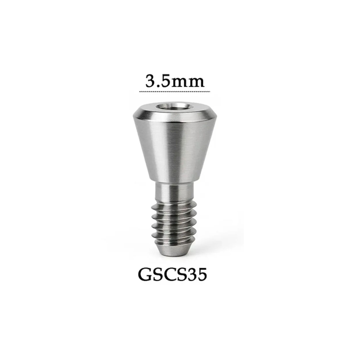 Dentaltech Korean Implant Compatible Cover Screw Mini ∅3.5mm X 0.4mm (GSCS35)
