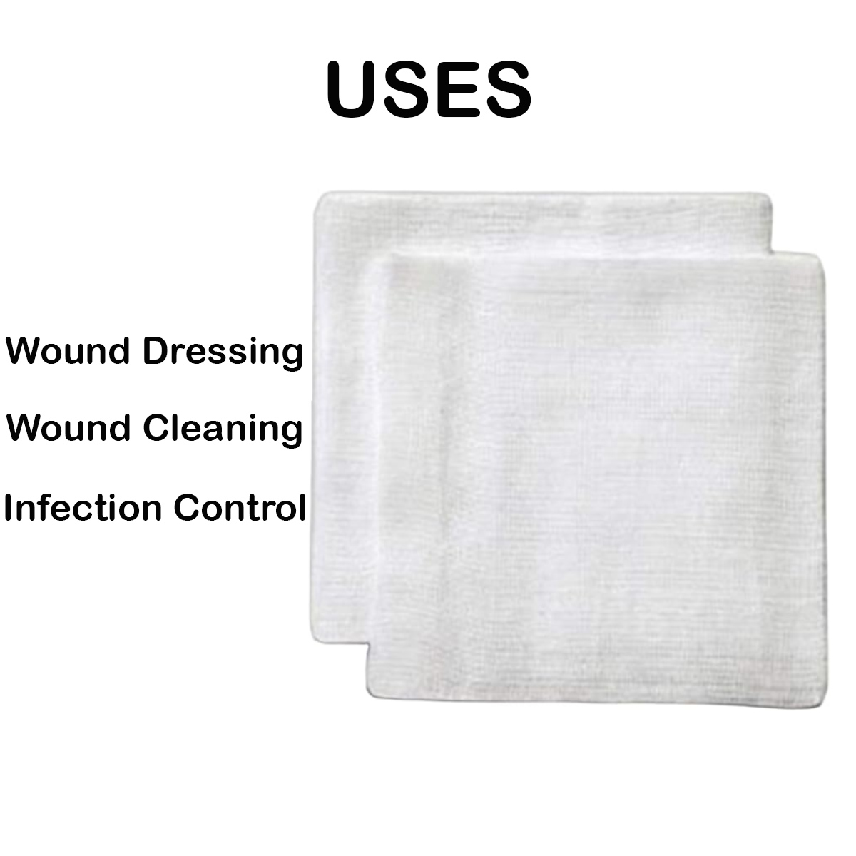 Agarwals Sterile Absorbent Gauze Swab 10cm X 10cm X 12ply - Pack of 10 (1 pc/pack)