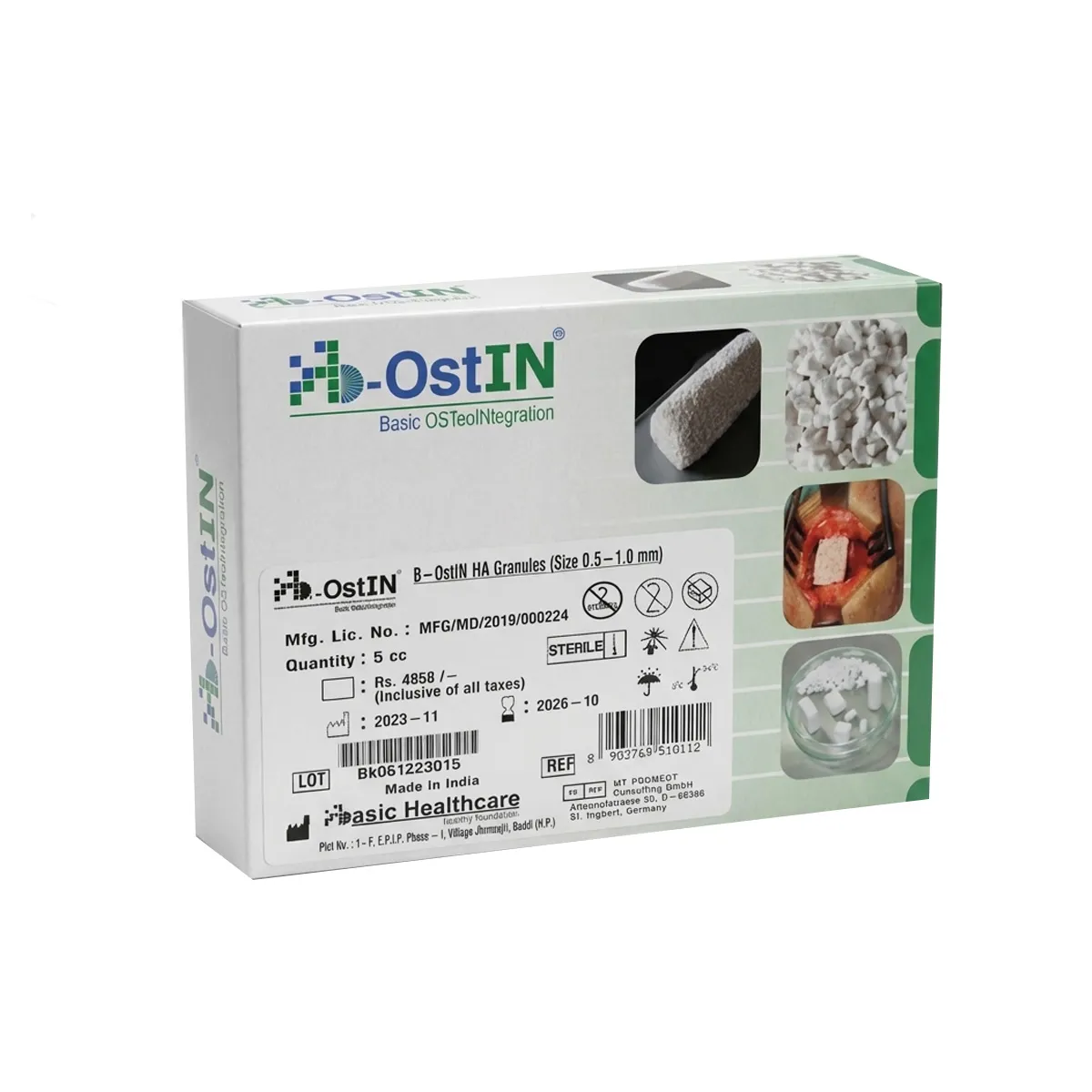 B-Ostin HA Nano Bonegraft Materials 0.500mm - 1.000mm