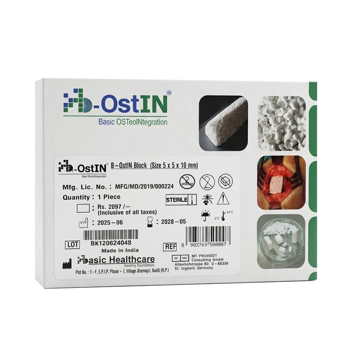 B-Ostin HA Block 5x5x10mm