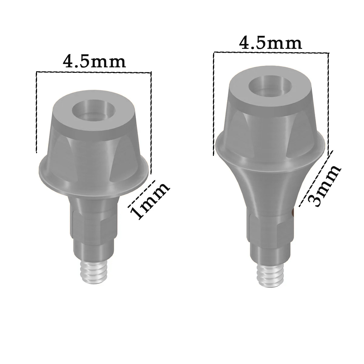 Dentaltech Straumann RC Implant Compatible Straight Abutments