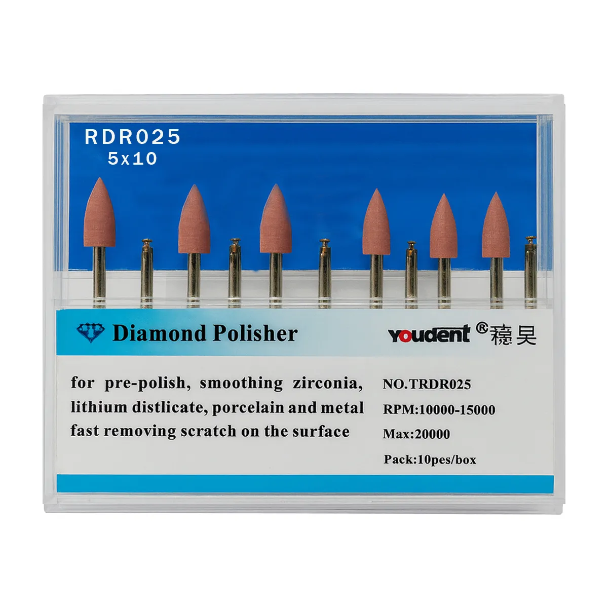 Youdent Diamond Polishers Kit For Pre - Polishing RA
