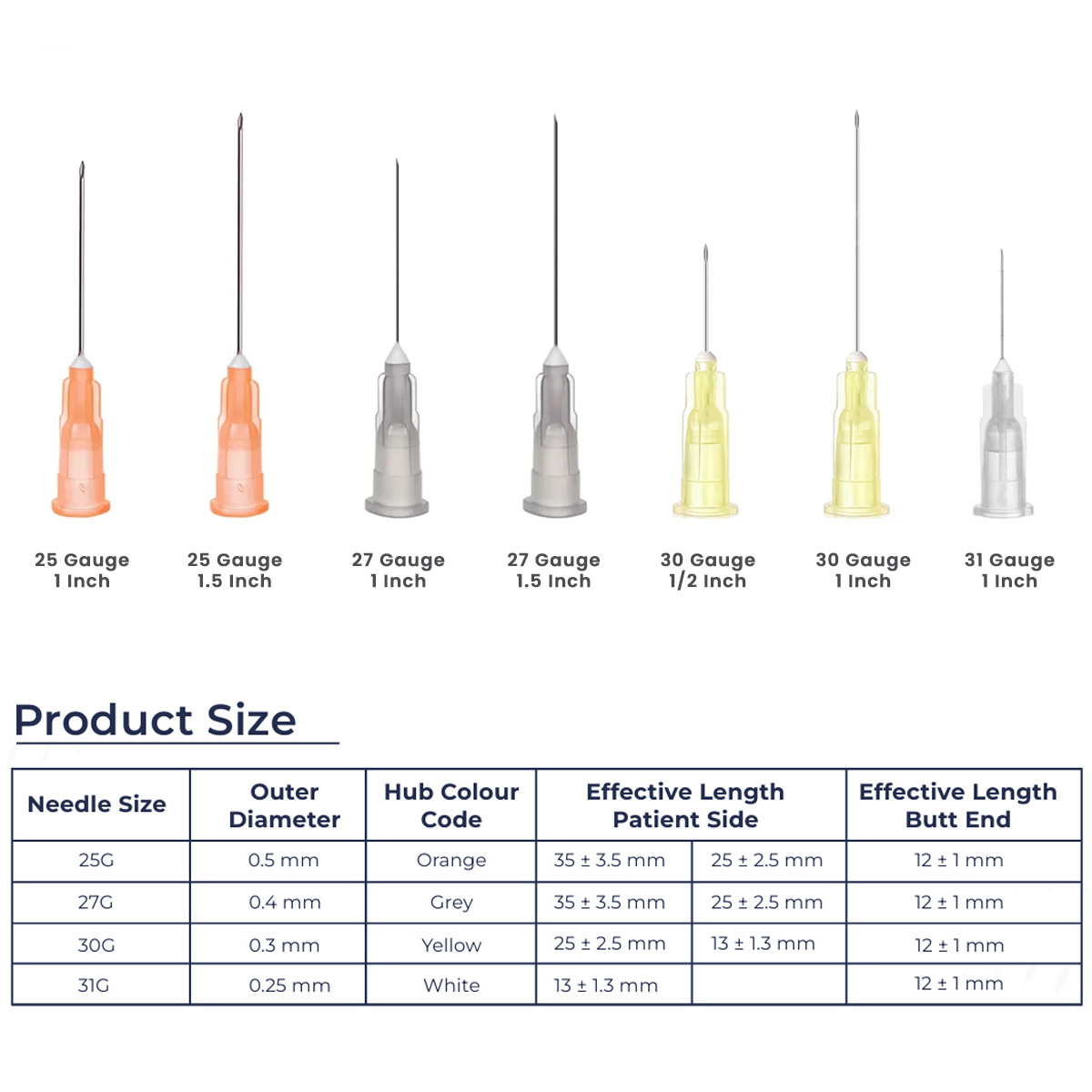 HMD Dispo Van Dental Needles (Pack Of 50)