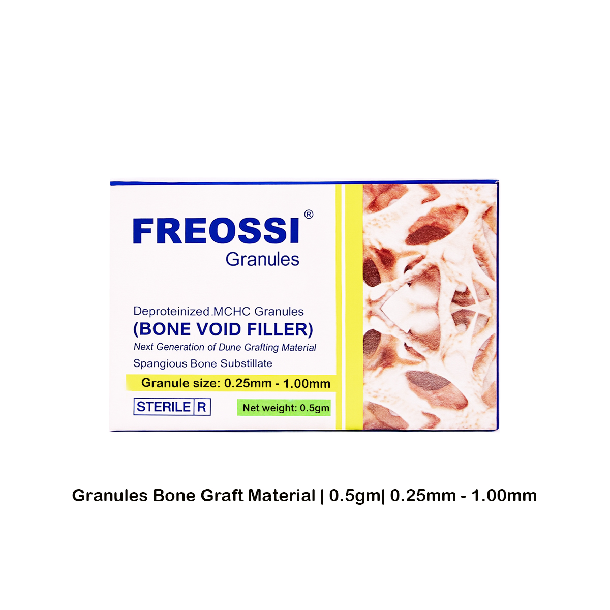Fredna Freossi Granules Bone Graft Materials 0.5gm