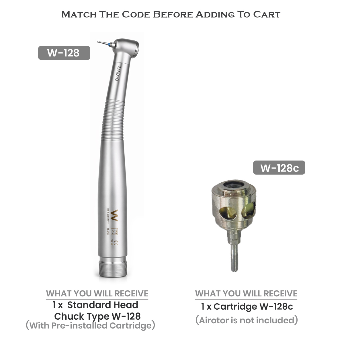 Waldent Sandyo Airotor - Standard Head