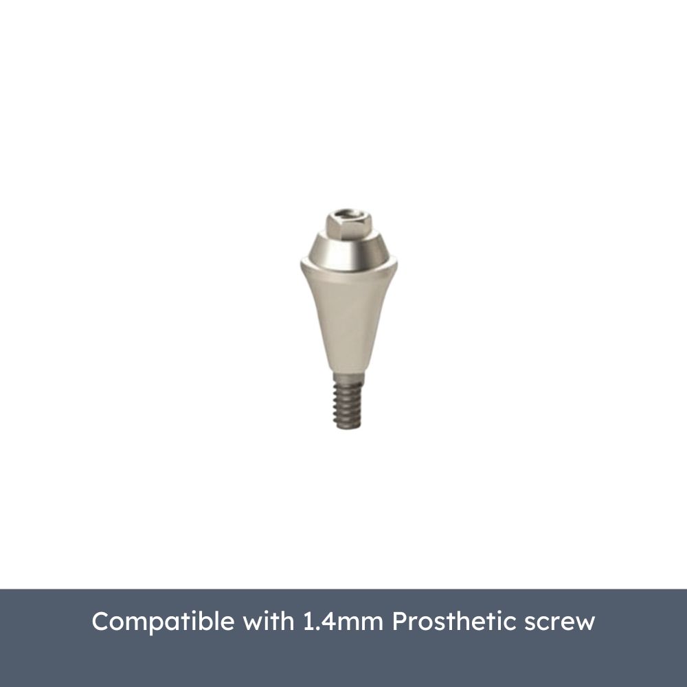 Dentaltech Israeli Implant Compatible Multi Unit Straight Abutments RS