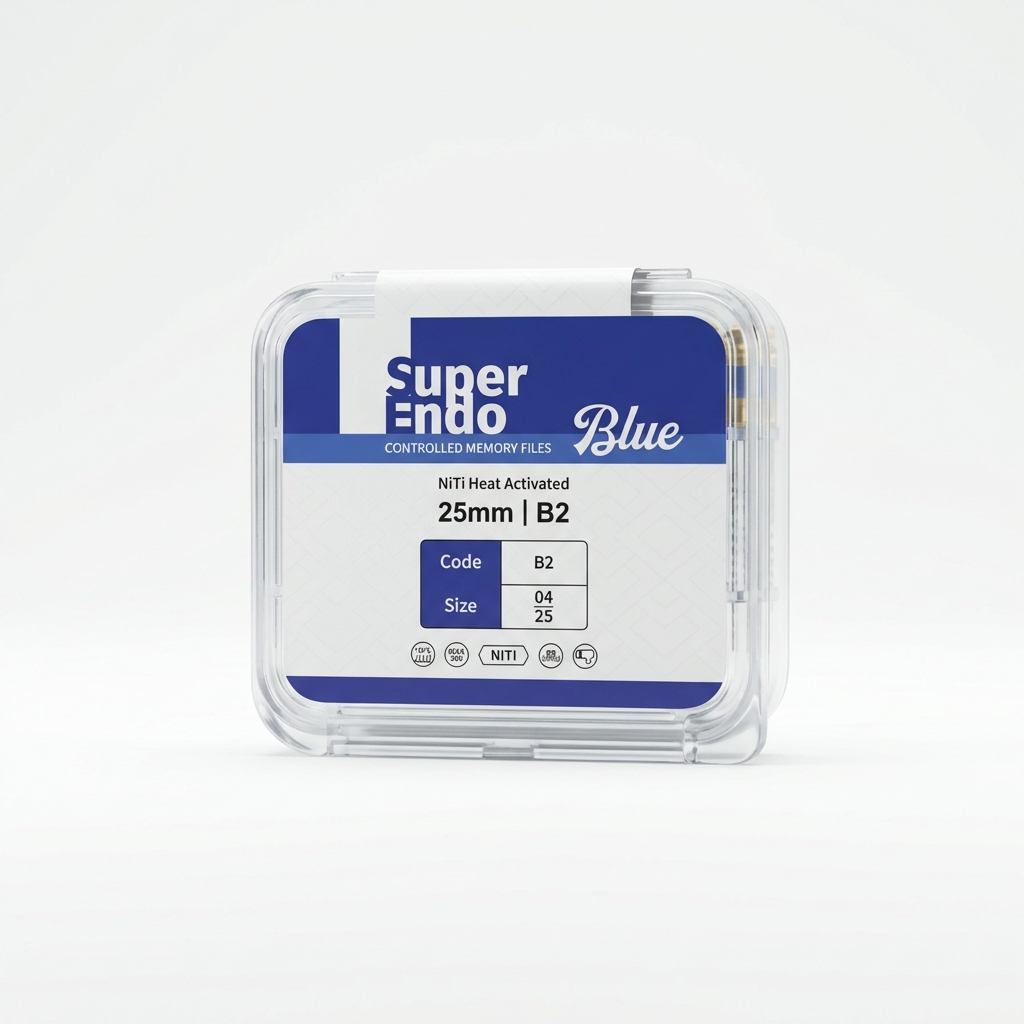 SuperEndo Blue Files 25mm #04/25 (B2) (Pack of 6)