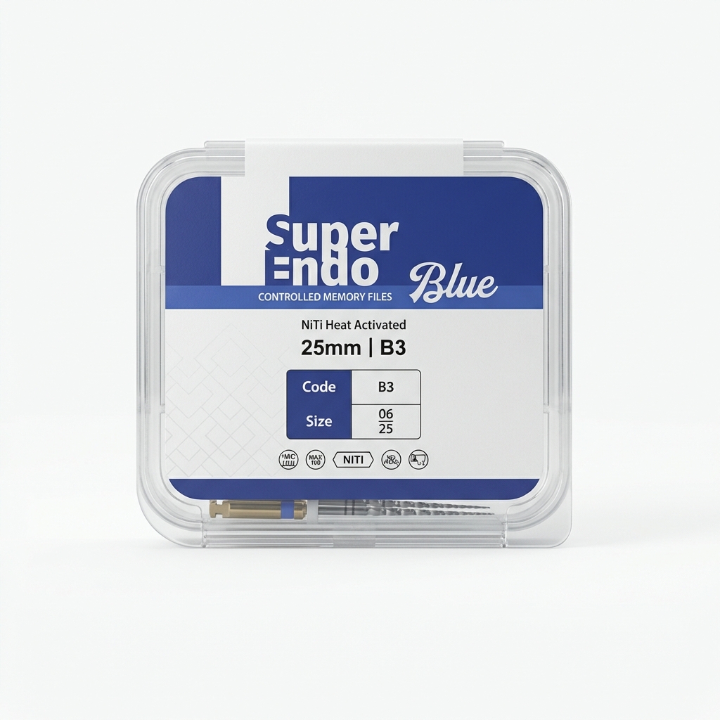 SuperEndo Blue Files 25mm #06/25 (B3) (Pack of 6)