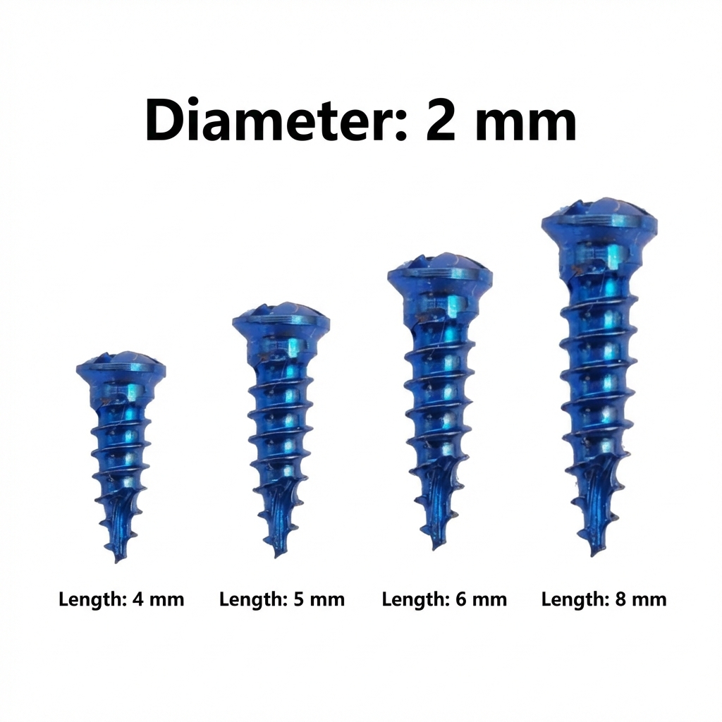 SK Surgicals Titanium Self Drilling Screws