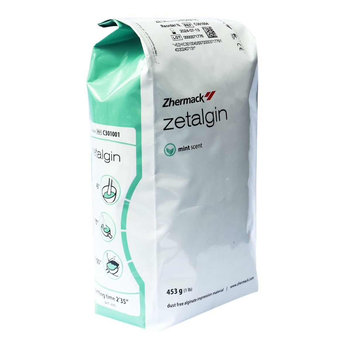 Zhermack Zetalgin Chromatic Alginate Impression Powder (C301004) (Short Expiry 04-2026)