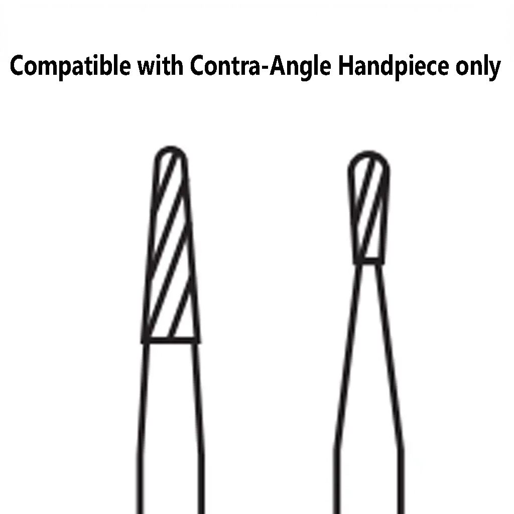 Pivo Amalgam Preparation Carbide Contra-angle Burs - RA (Pack Of 5)