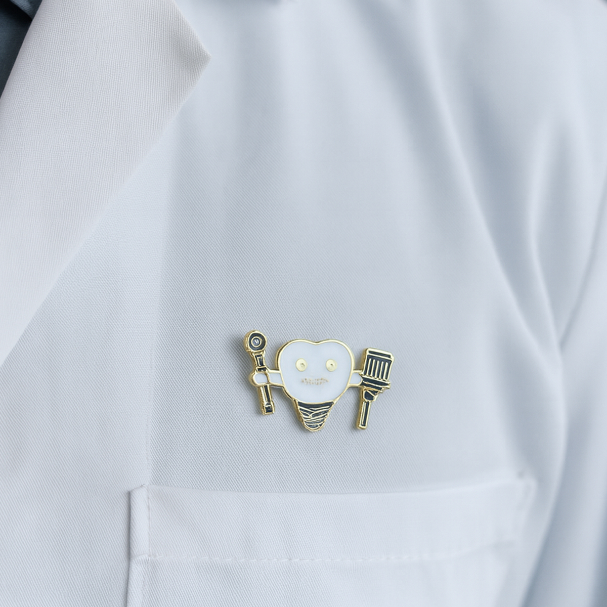 iDentical Implant With Ratchet & Driver Tooth Shape Brooch - Pack Of 1 (ZYR-7360)