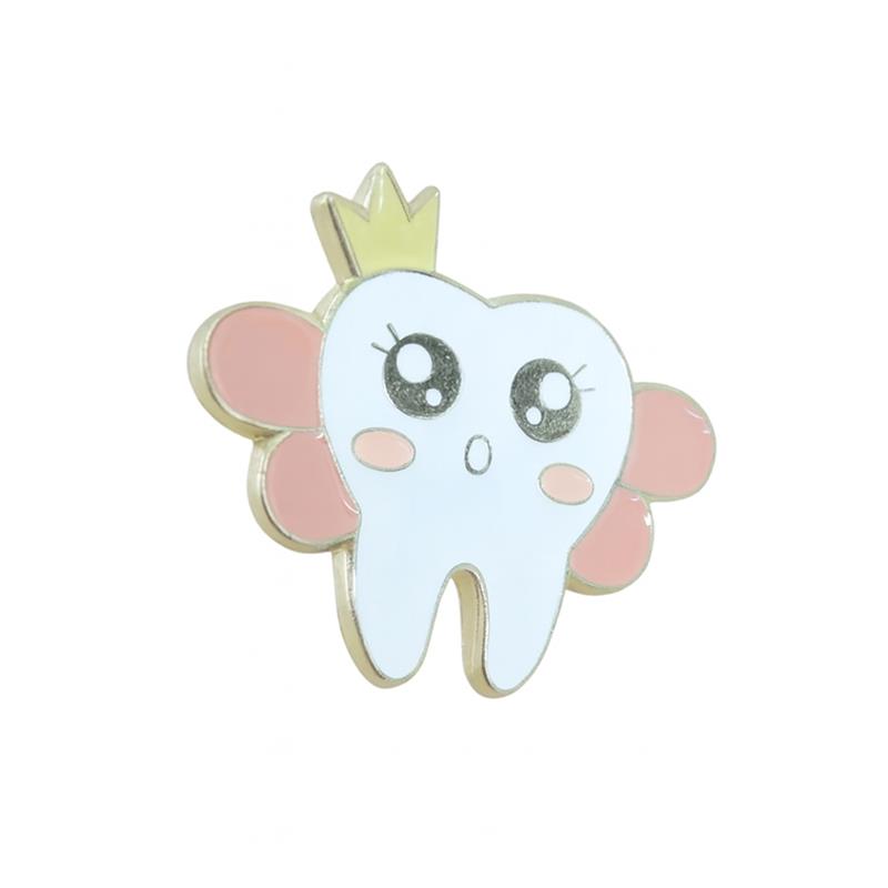 iDentical Tooth With Wings Shape Brooch - Pack of 1 (ZYR-7362)