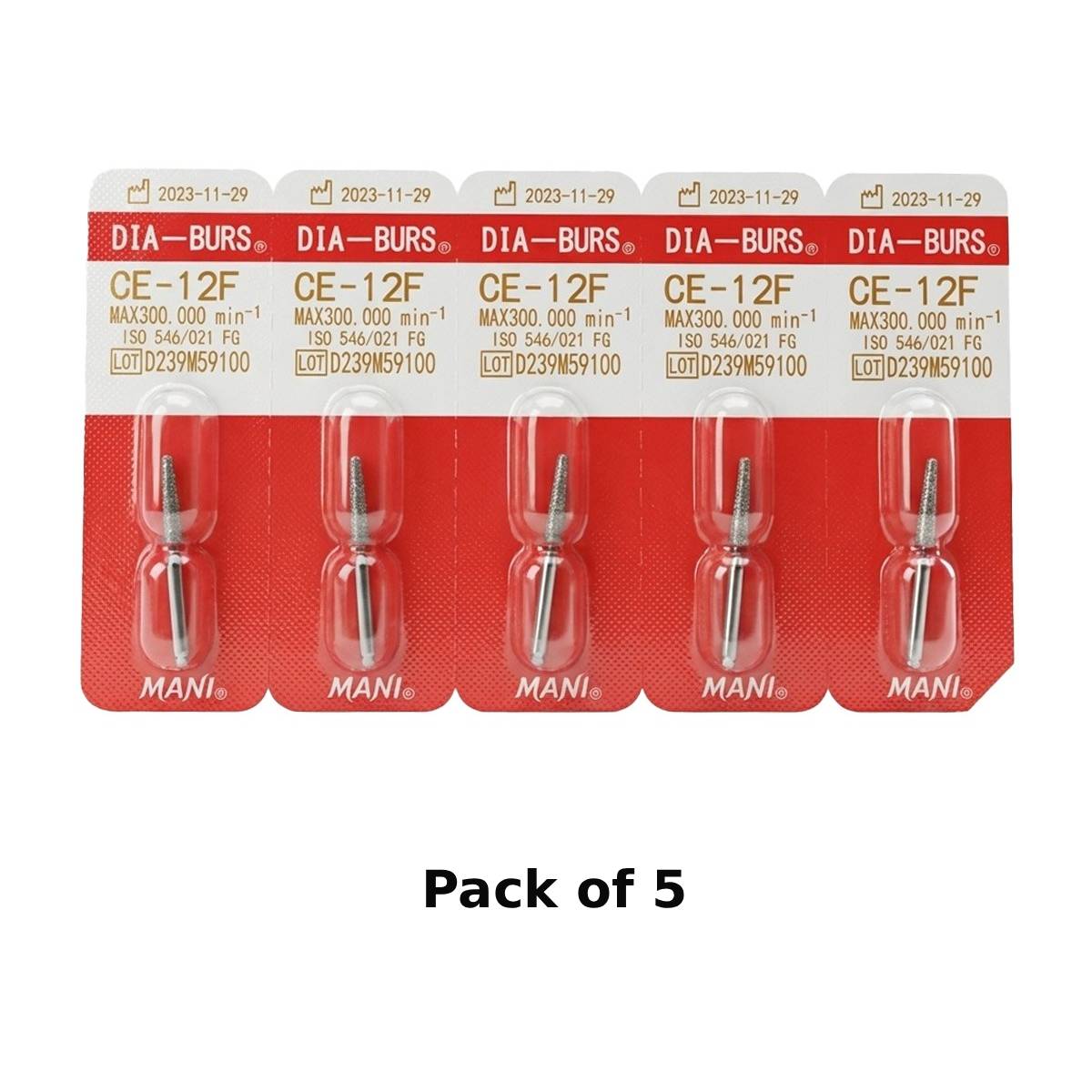 Mani Diamond Airotor Burs CE Series