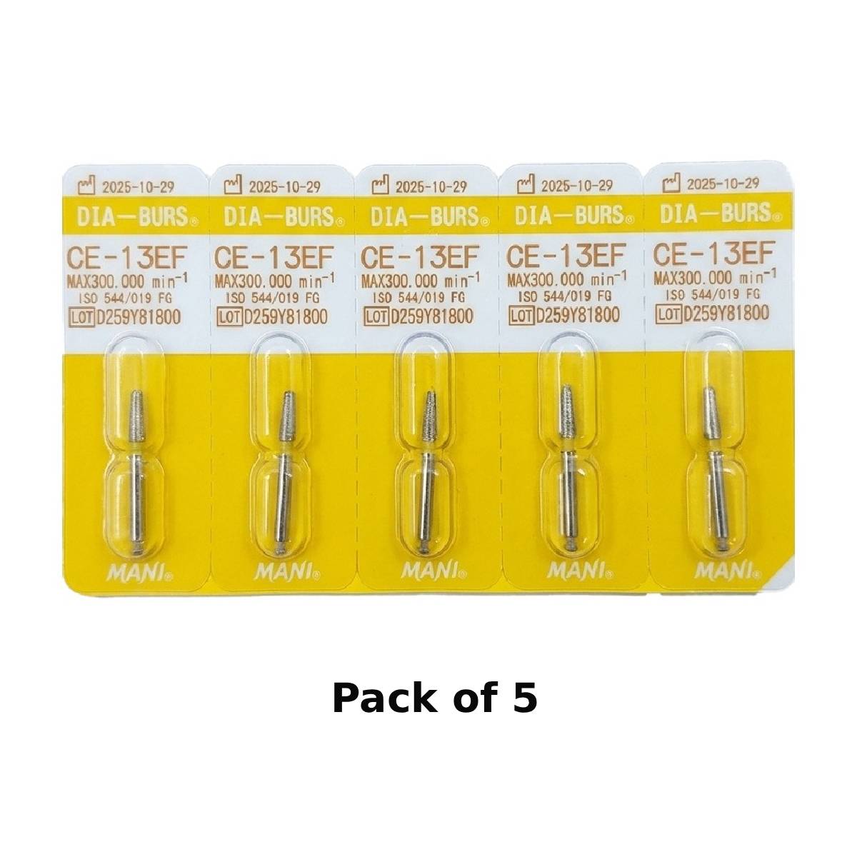 Mani Diamond Airotor Burs CE Series