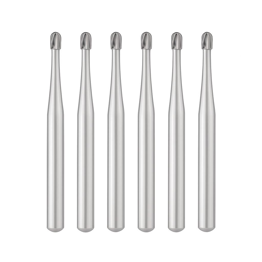 Hudens Bio Burstar Pear Shaped FG Carbide Bur PR-008 (Pack Of 6)