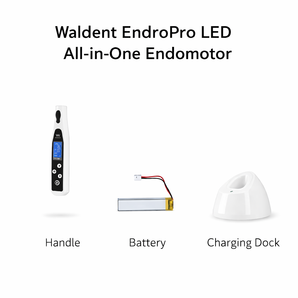 Waldent EndoPro LED All-In-One Endomotor & Accessories
