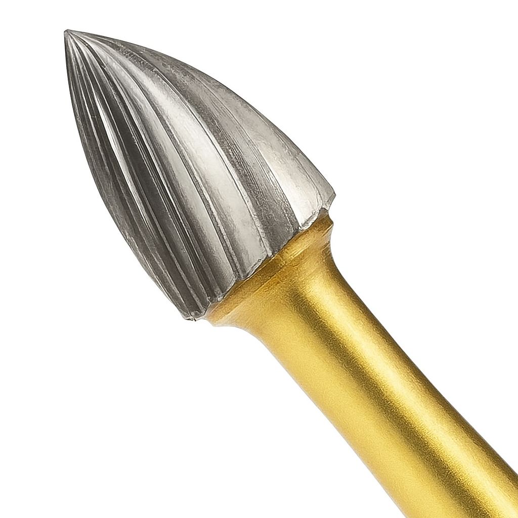 SS White Flame Finishing Bur-12 Blades #7108 (Pack Of 3)