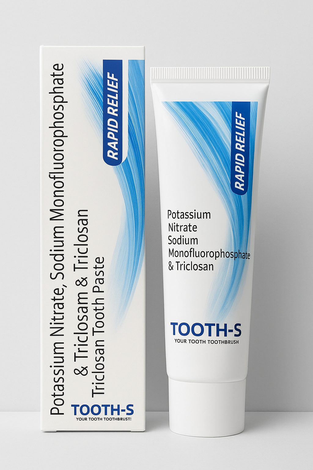 Ortis Tooth-S Rapid Relief Toothpaste (Pack Of 10)