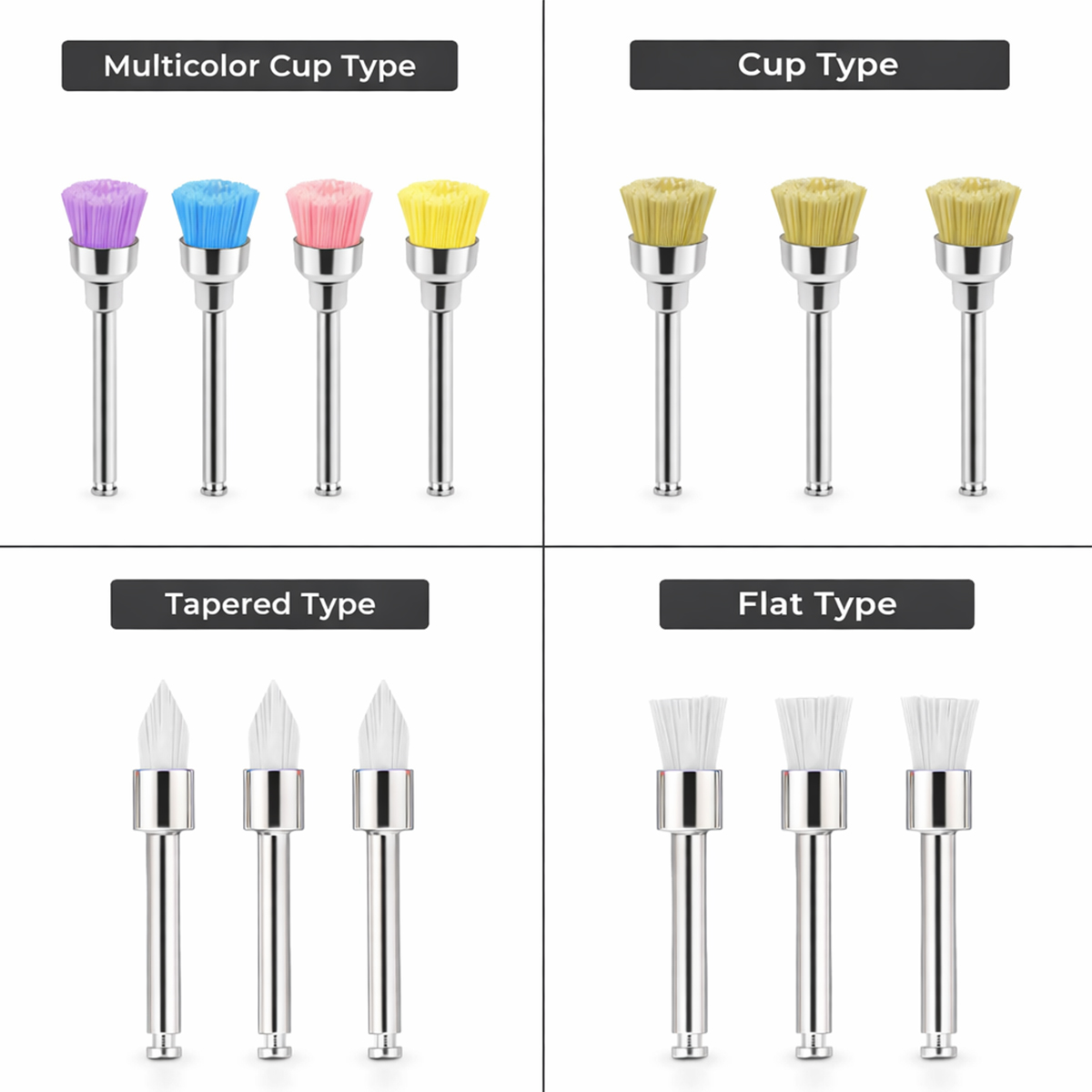 Cotisen Prophy Polishing Brushes (Pack Of 100)