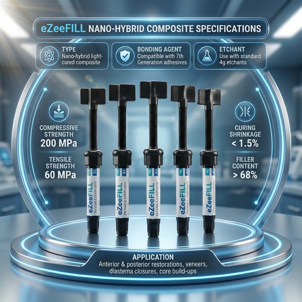 DentAct eZee Fill Composite Syringe Refill