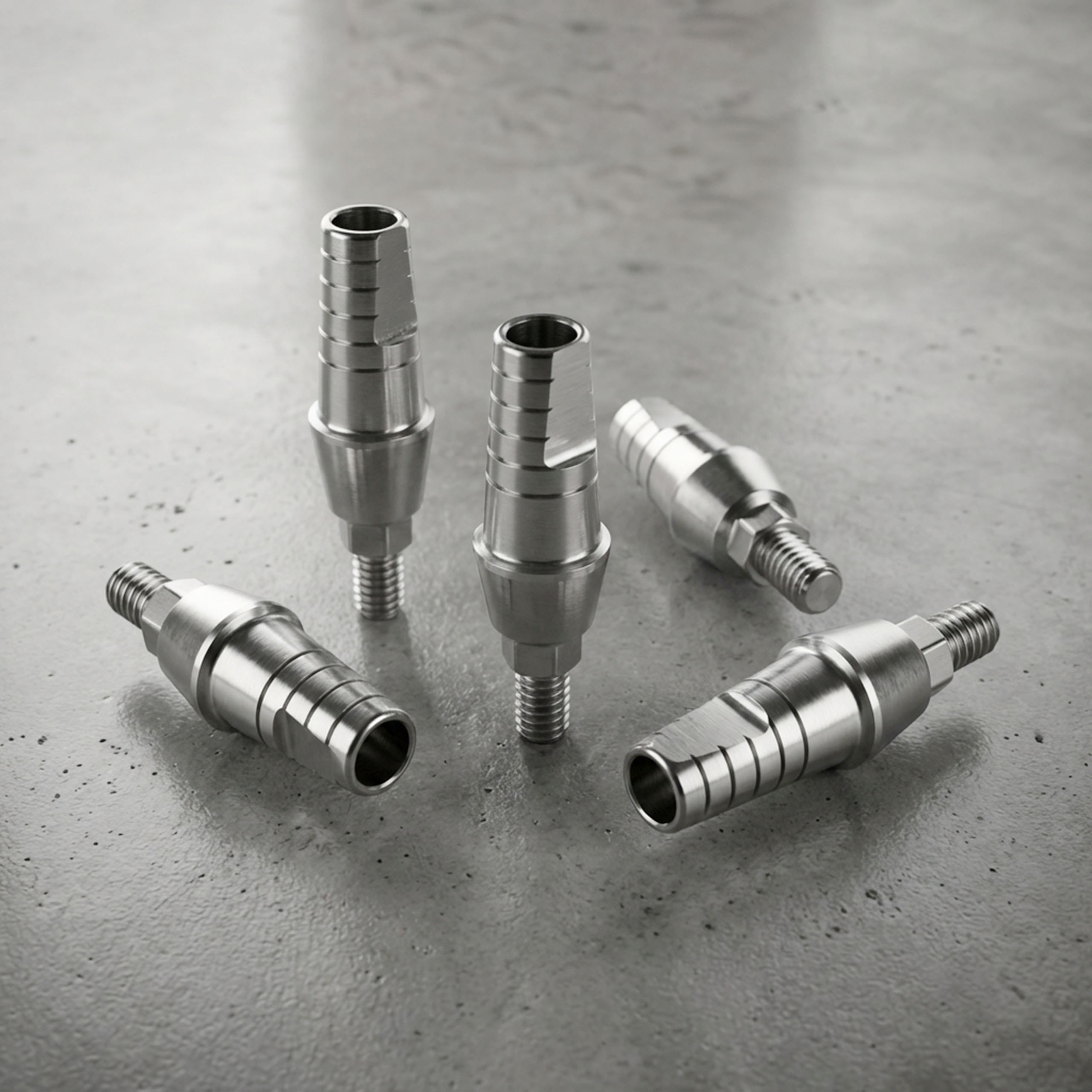 Dentaltech Straight Abutments RS - Adin | Noris | MIS | AB Dental Compatible