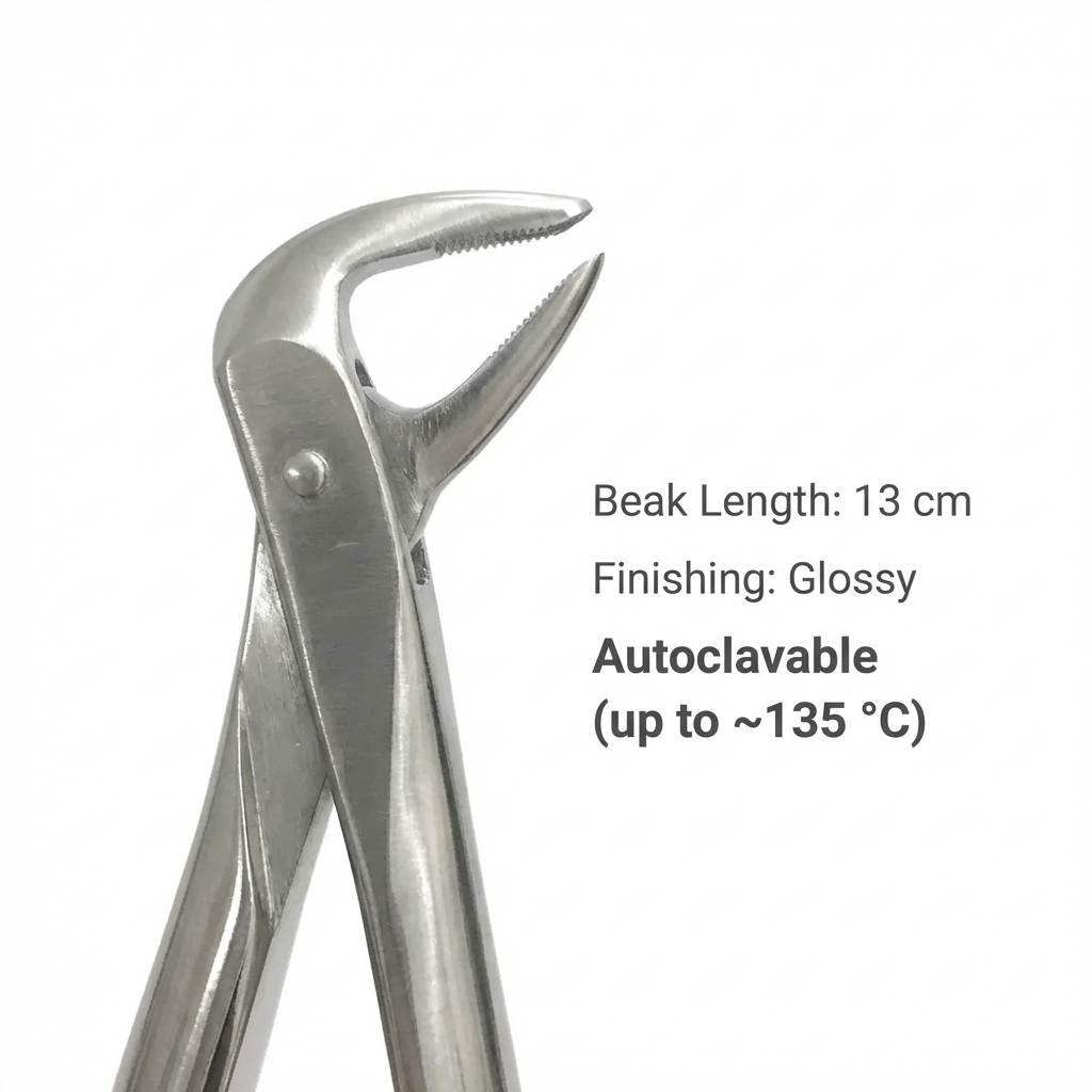 Waldent Tooth Extraction Forceps Lower Anterior No.74 (1/111)