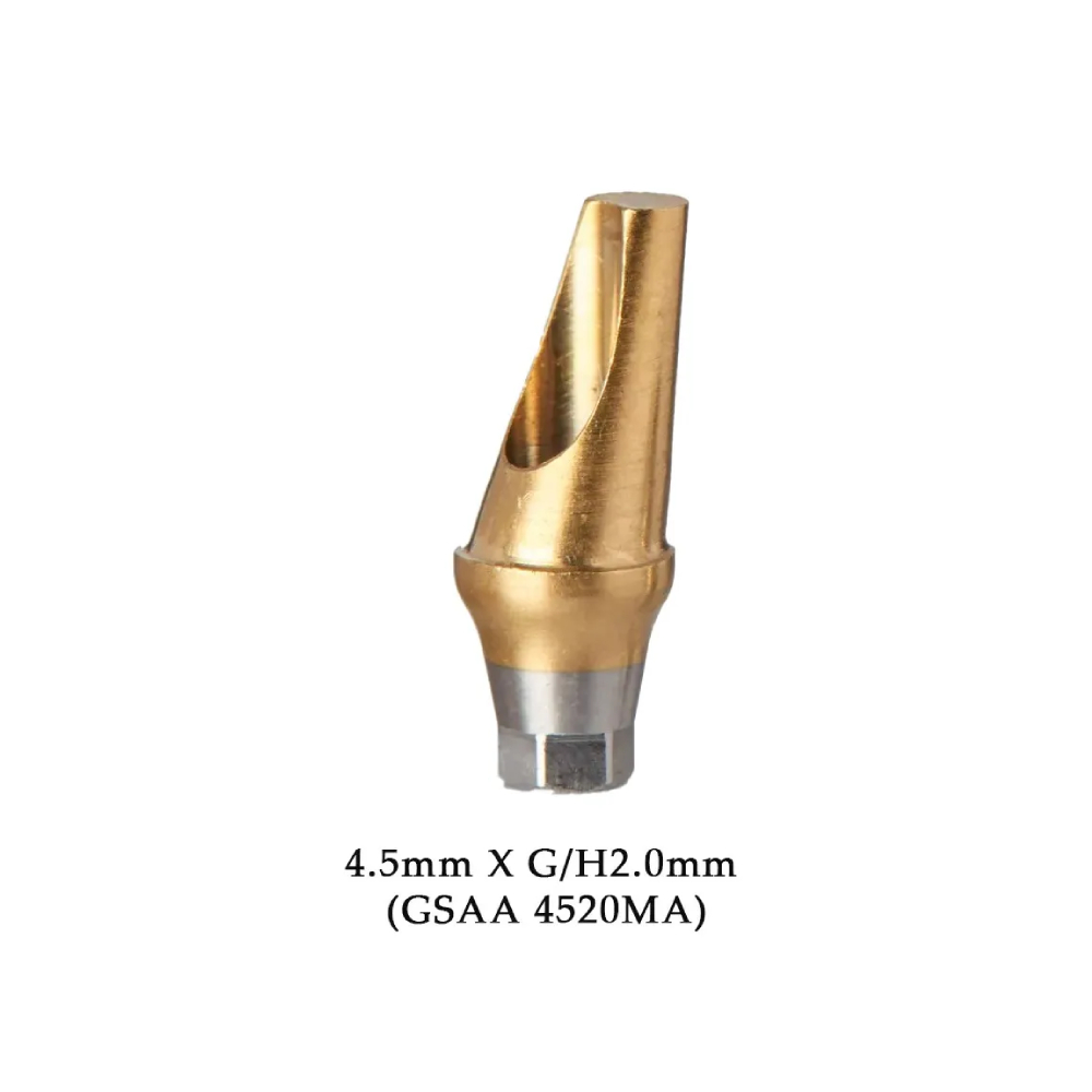 Dentaltech Korean Implant Compatible 17° Angular Abutment Mini Hex A ∅4.5mm X G/H2.0mm (GSAA 4520MA)