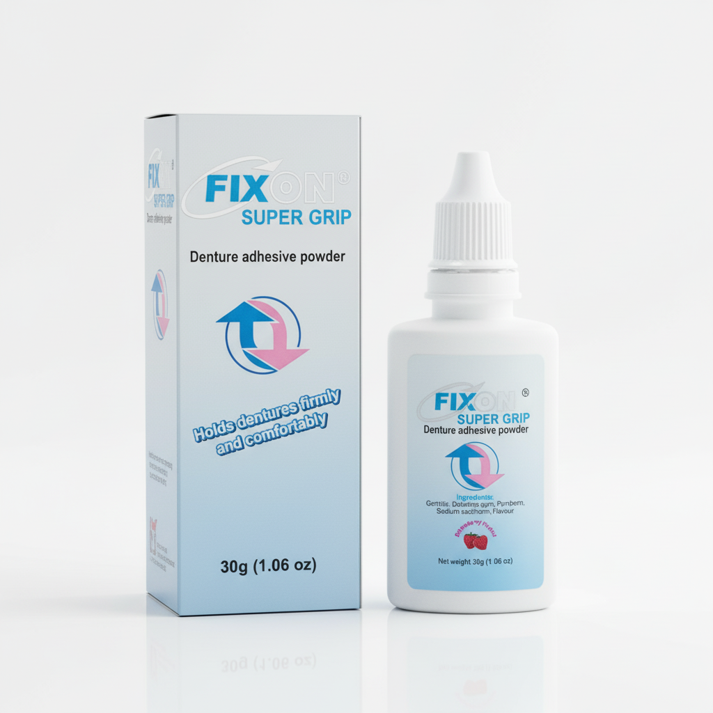 ICPA Fixon Super Grip Denture Adhesive Powder