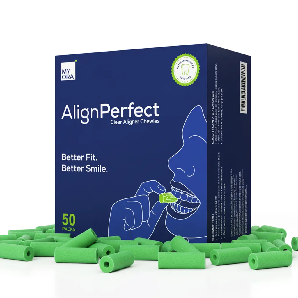 MyOra AlignPerfect Clear Aligner Chewies - Pack Of 50 (2 Chewies/Pack)