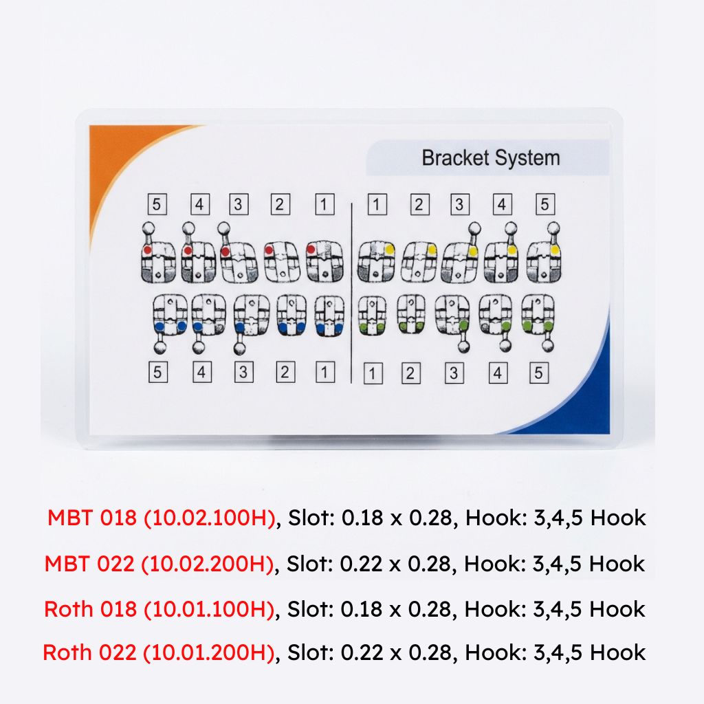JJ Ortho Orthox Metal Bracket Kits