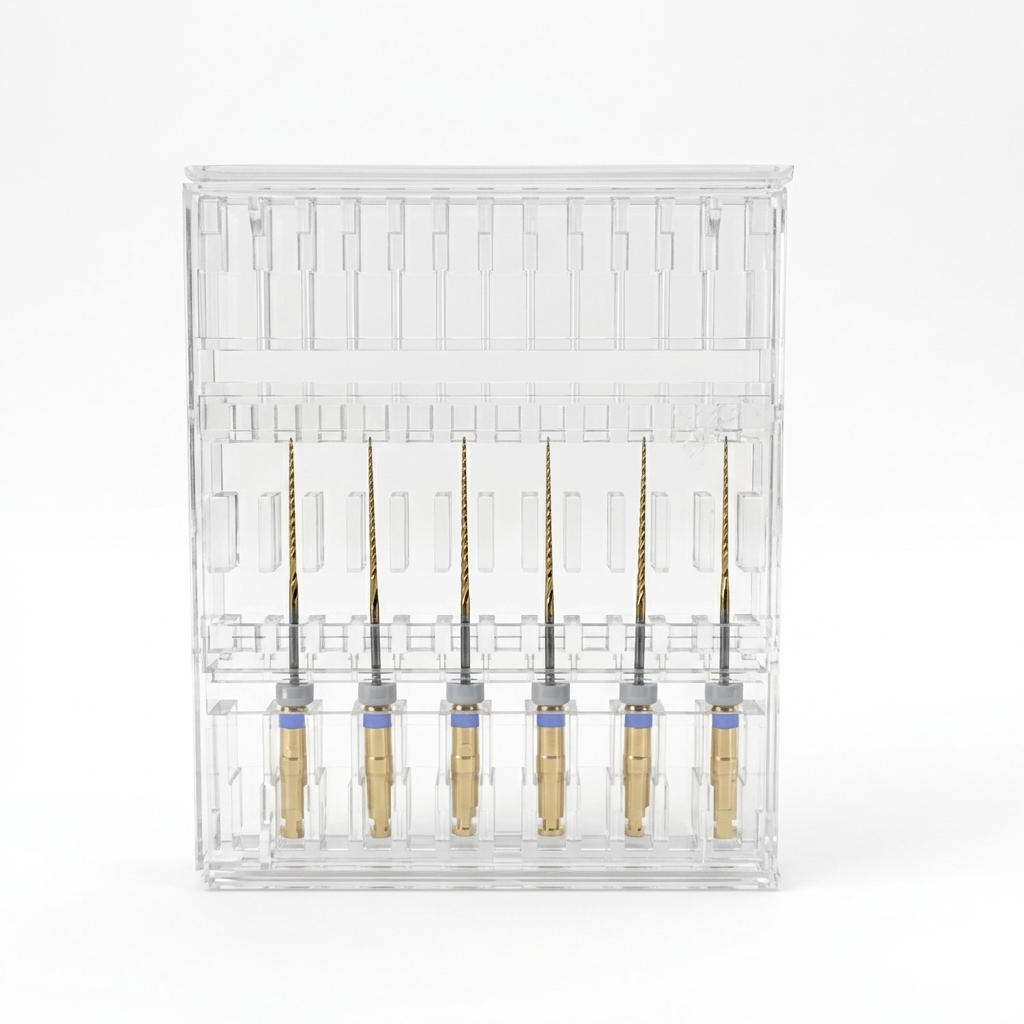 Micro Mega Hero Gold Rotary Files -21mm 4% #30 (Pack of 6)