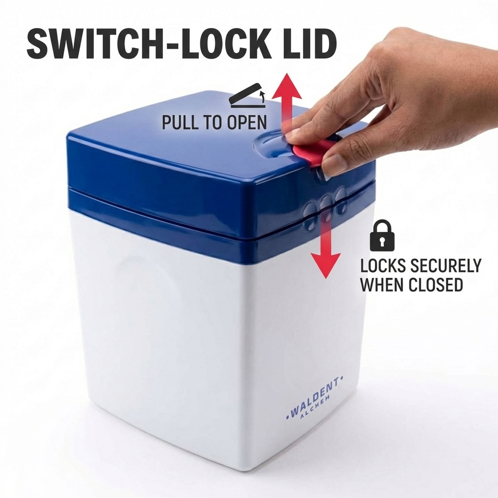 Waldent Alcon Alginate Container