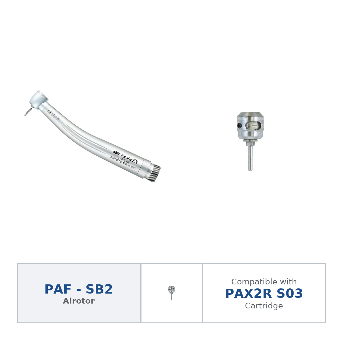 NSK Cartridge PAX2R S03 For Pana Air Standard Chuck Type Airotor FX SB2 Handpiece