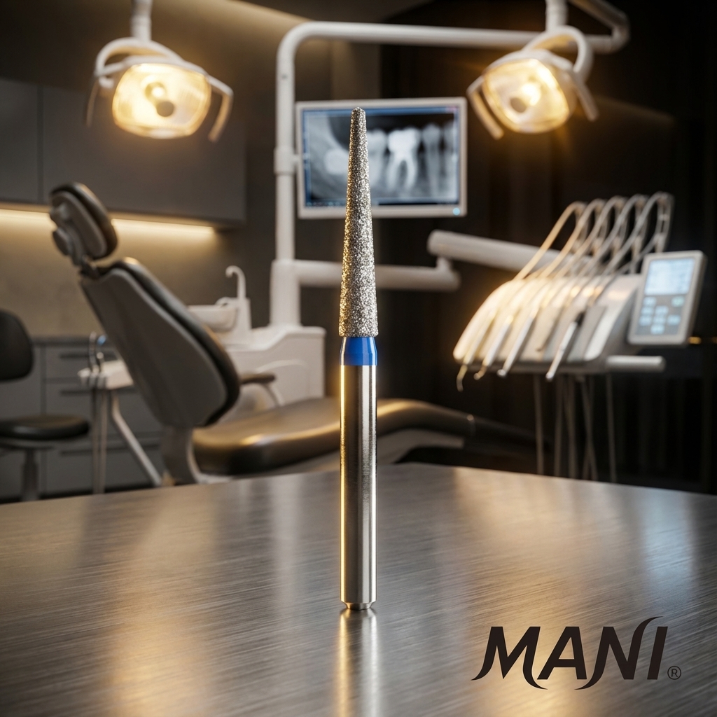 Mani Diamond Airotor Burs - Taper Round End / Tr Series