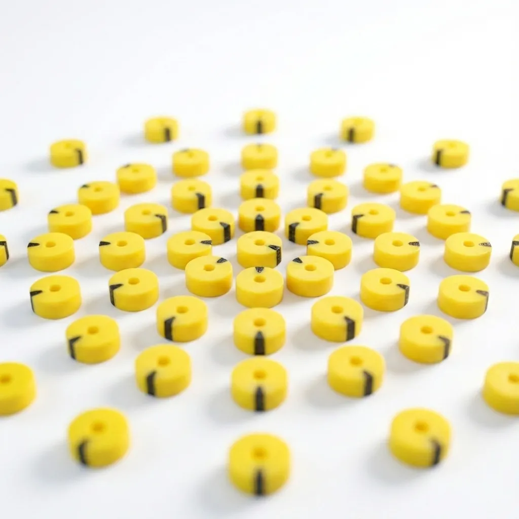 SuperEndo Silicon File Stoppers (Pack of 100) - Yellow