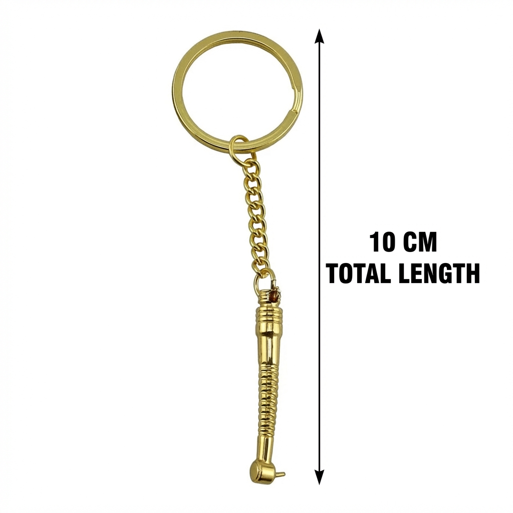 Dental Airotor Key Chain - Golden