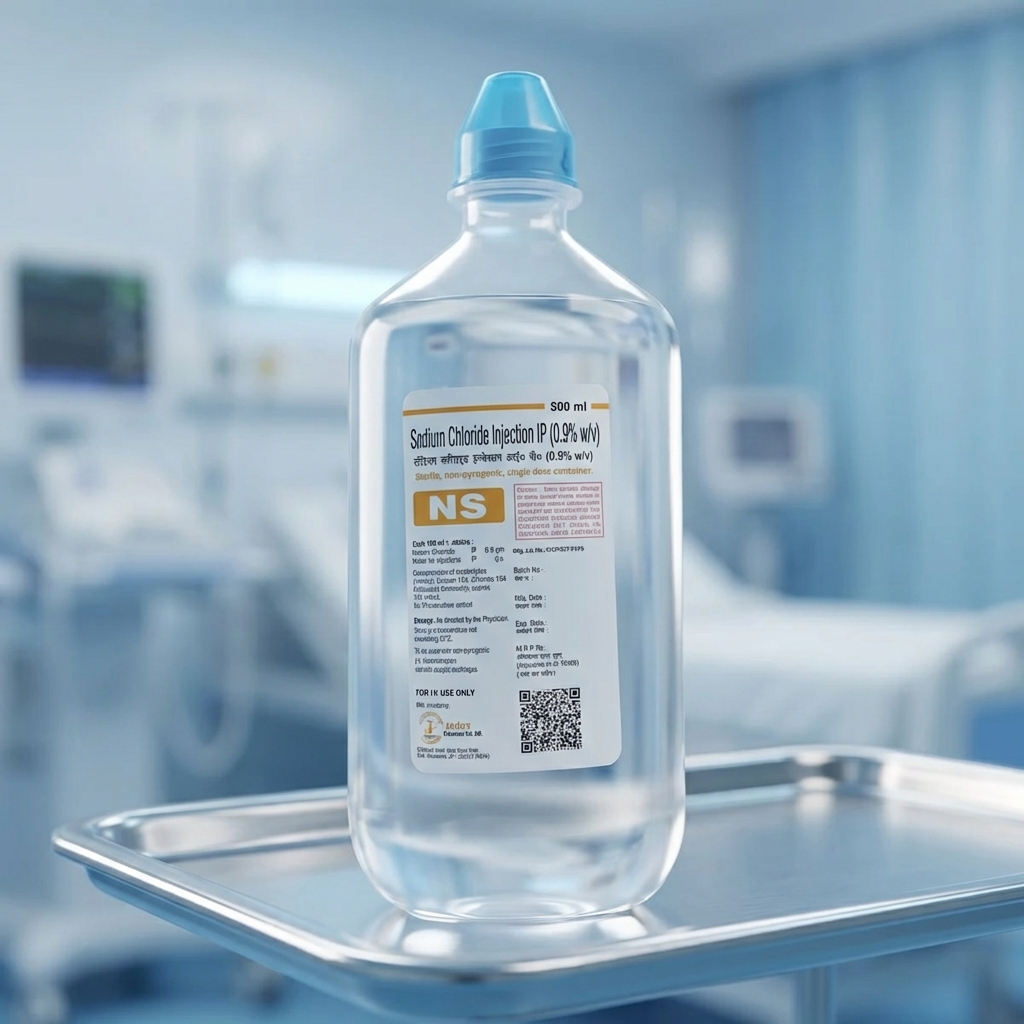 Sodium Chloride Saline Injection IP (0.9% W/V)