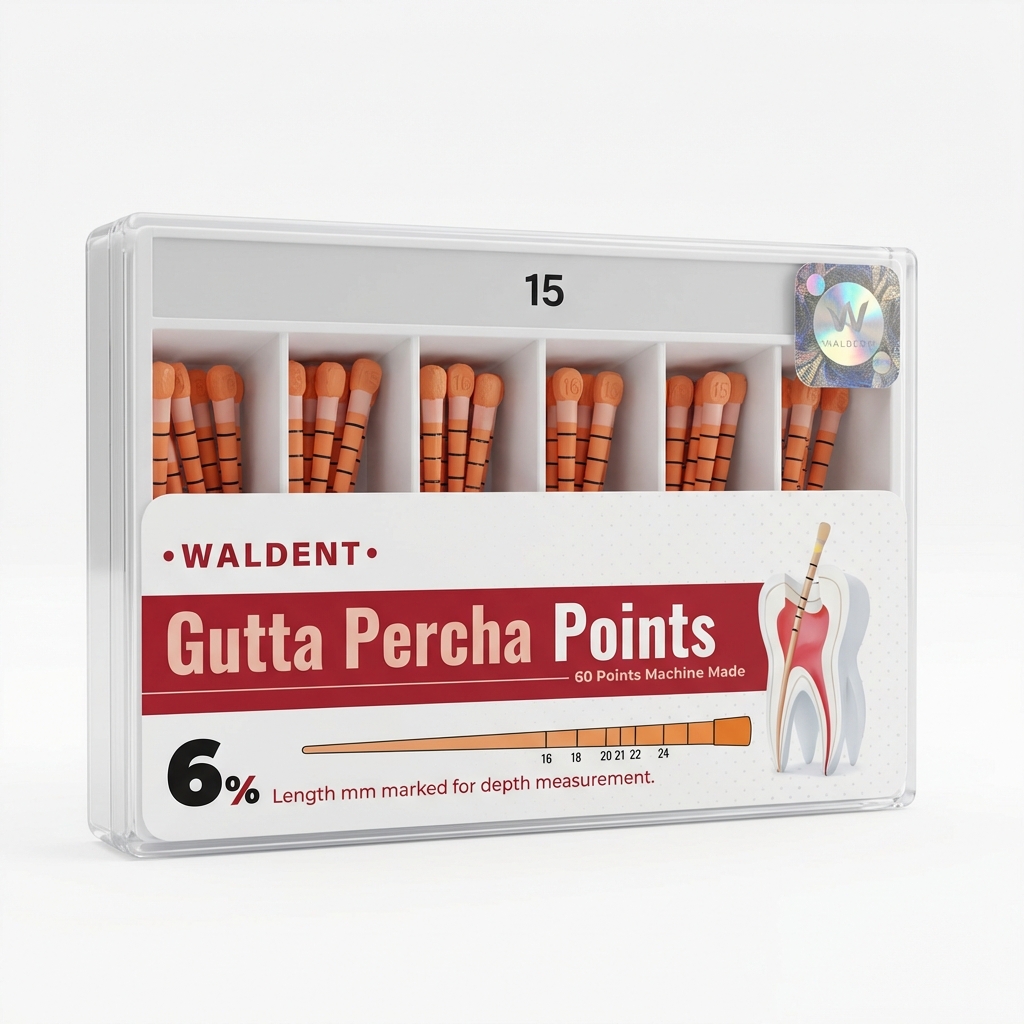 Waldent Gutta Percha Points 6% (Length Marked)