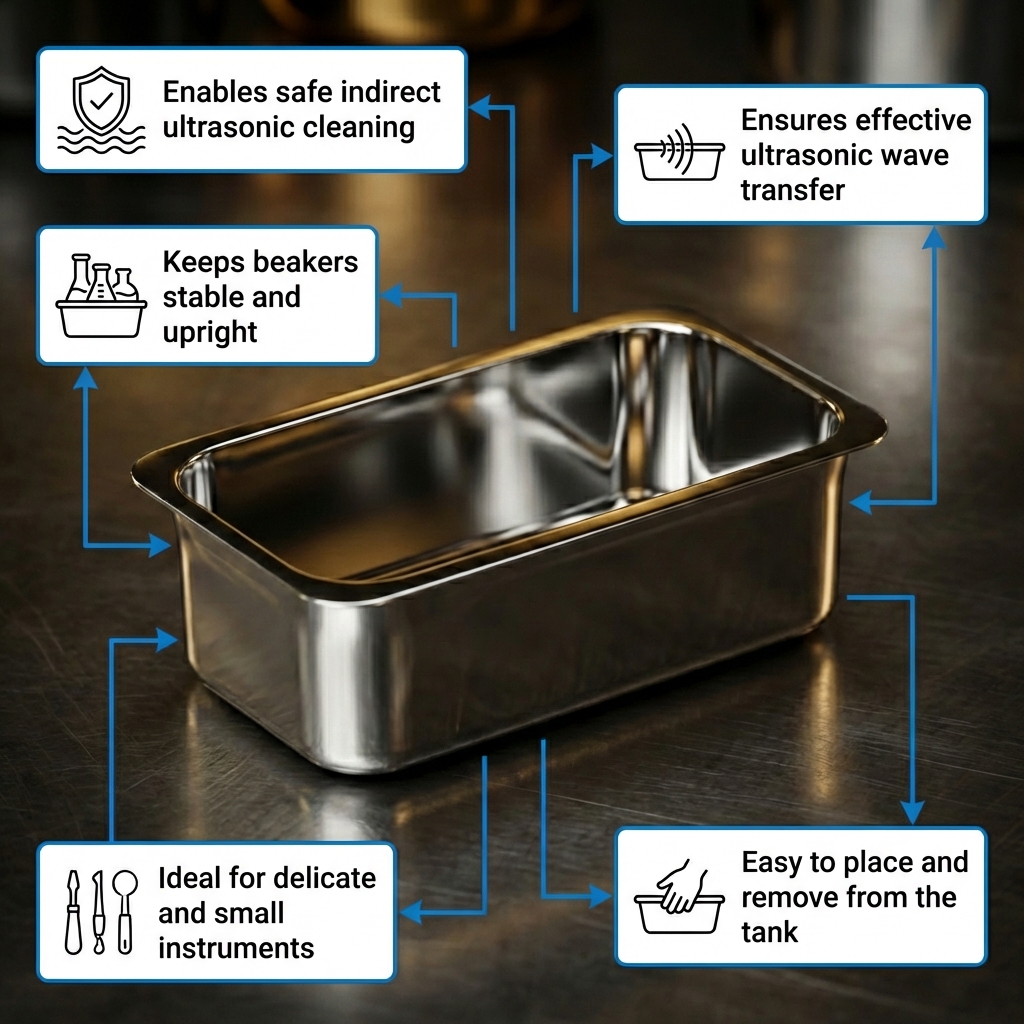 Codyson Ultrasonic Cleaner CD-4875 Indirect Cleaning Tank